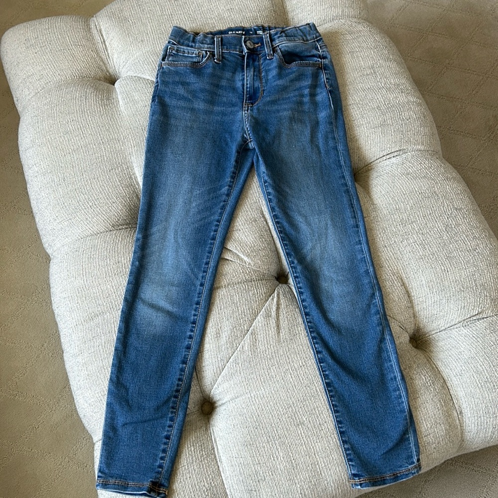 High Rise Rockstar Super Skinny Jeggings Jeans